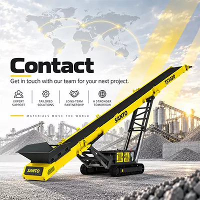 Contact the SANTO mobile conveyor team