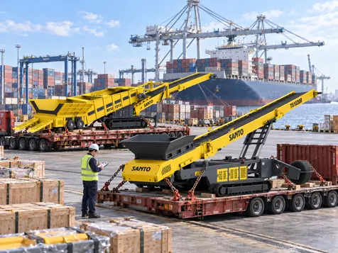 SANTO international equipment delivery capability