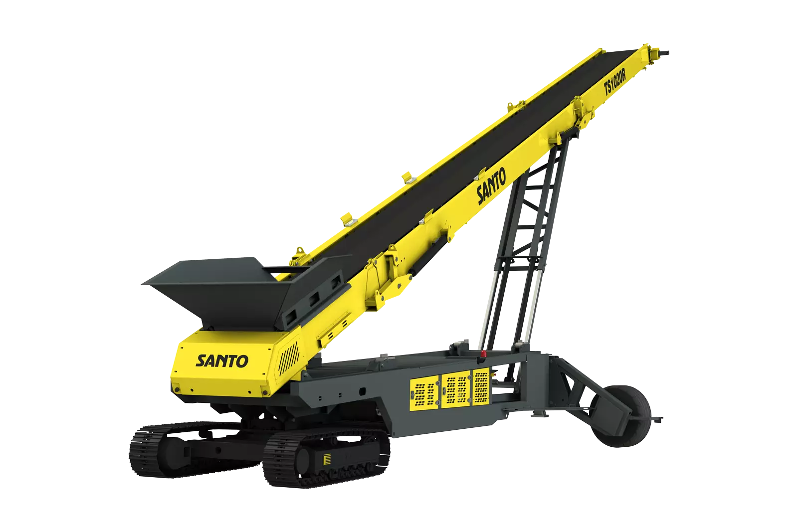 Tracked Radial Stacker structure