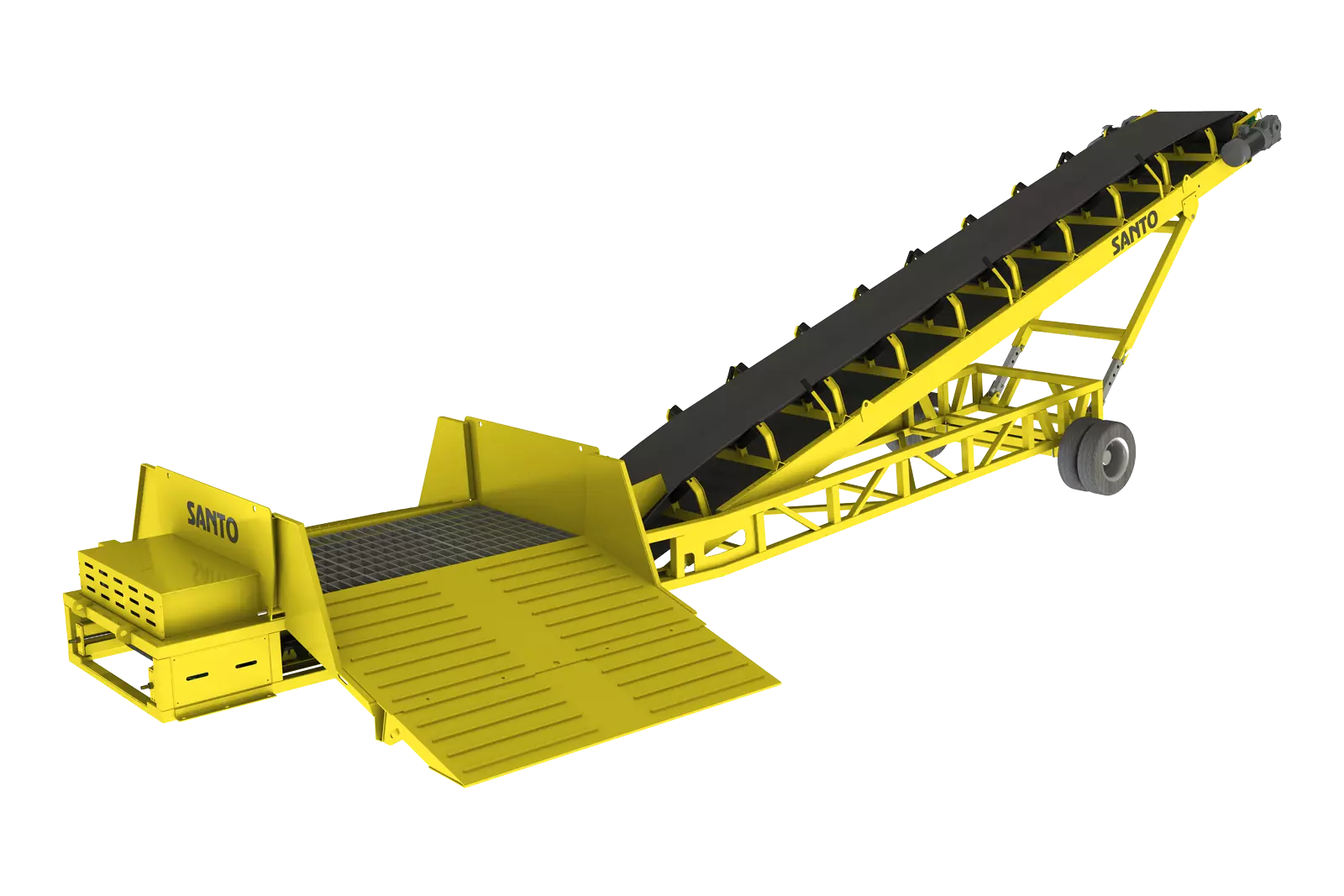 Mobile Truck Unloader structure diagram