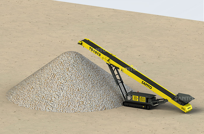 Tracked Stockpiler