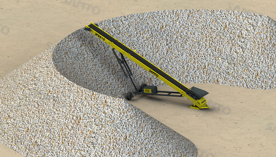 Wheeled Mobile Conveyor Price