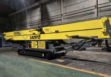Crawler mobile conveyor TS824 shipped to Serbia