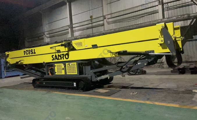 Crawler mobile conveyor TS824 shipped to Serbia