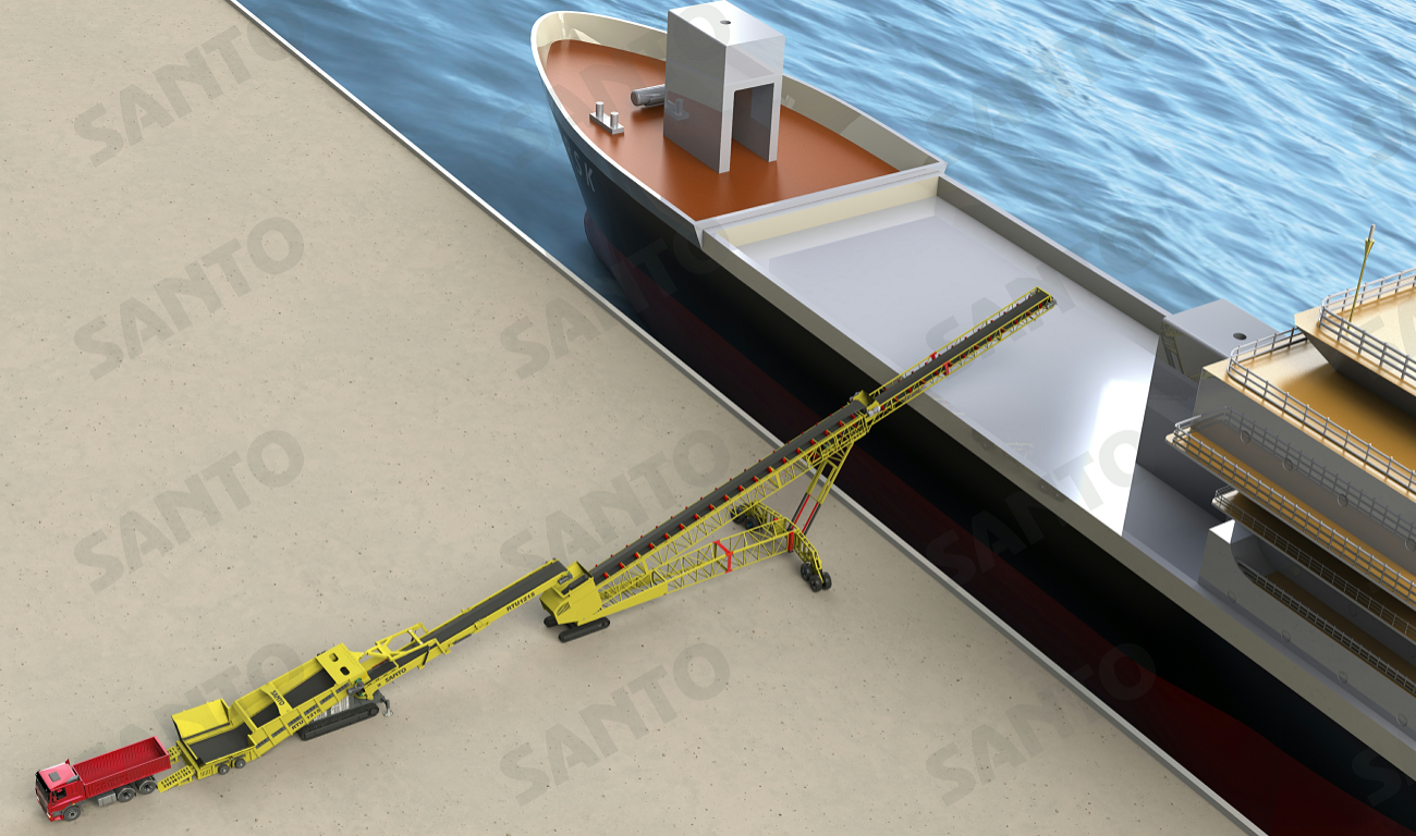 Crawler-Type Mobile Ship Loader
