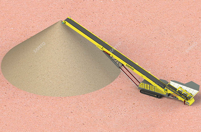 Low Feeder Track Stacker