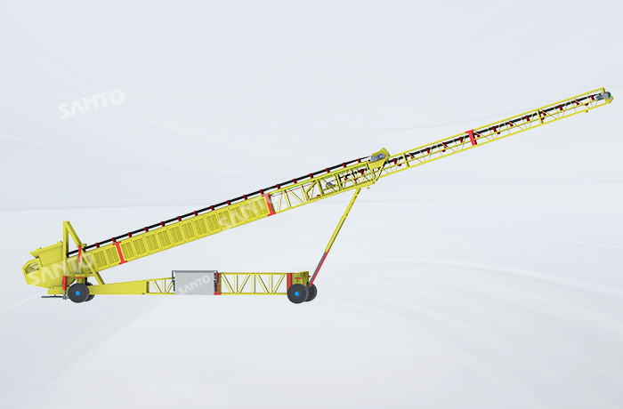 Wheeled Radial Telescopic Stacker