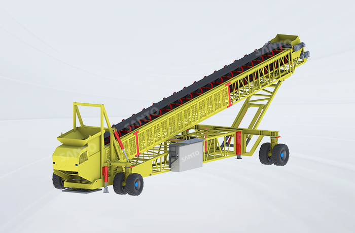 Wheeled Radial Telescopic Stacker