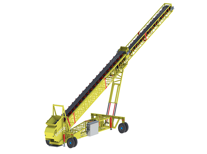 Wheeled Radial Telescopic Stacker