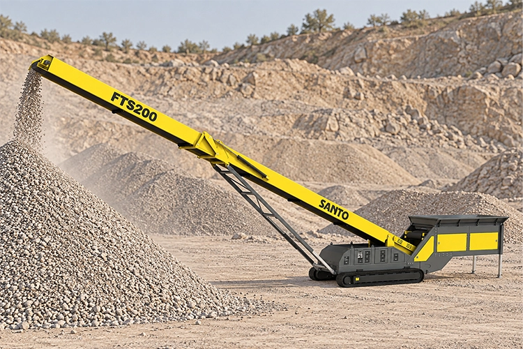 Wheeled mobile conveyor transport configuration