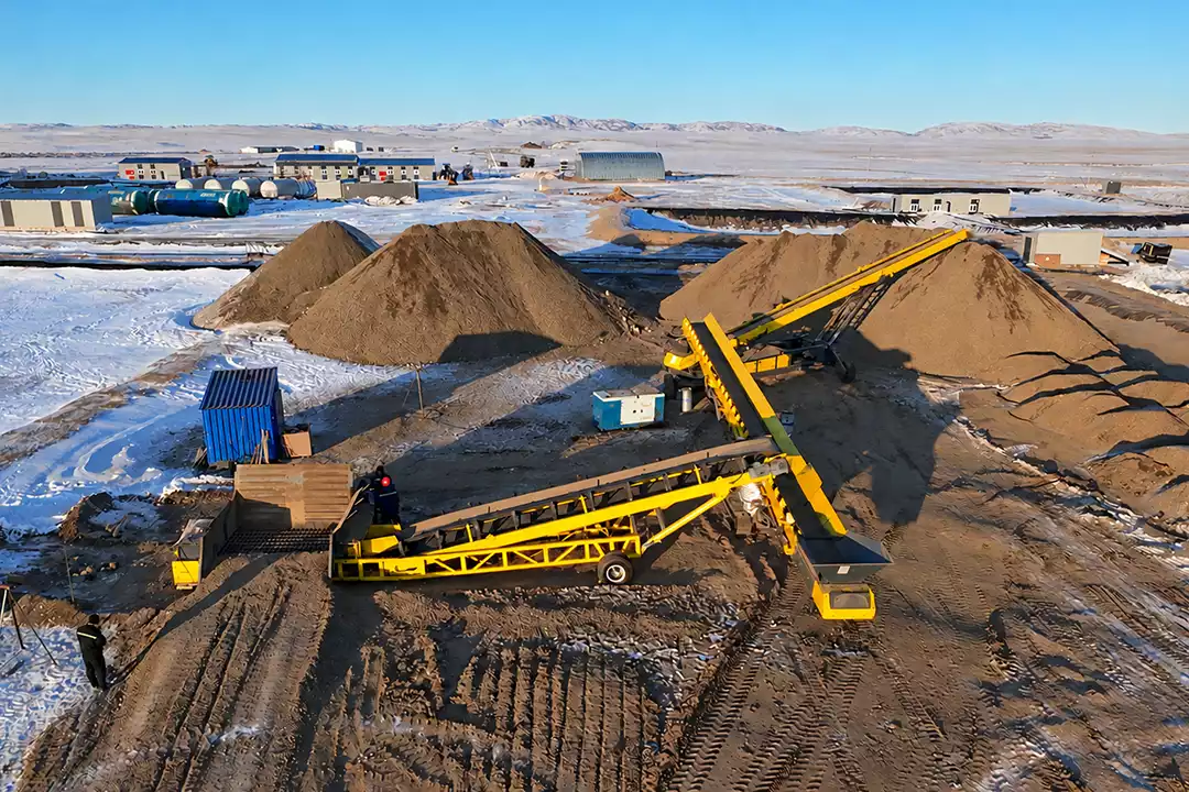 Mobile conveyors for stacking applications in Kazakhstan