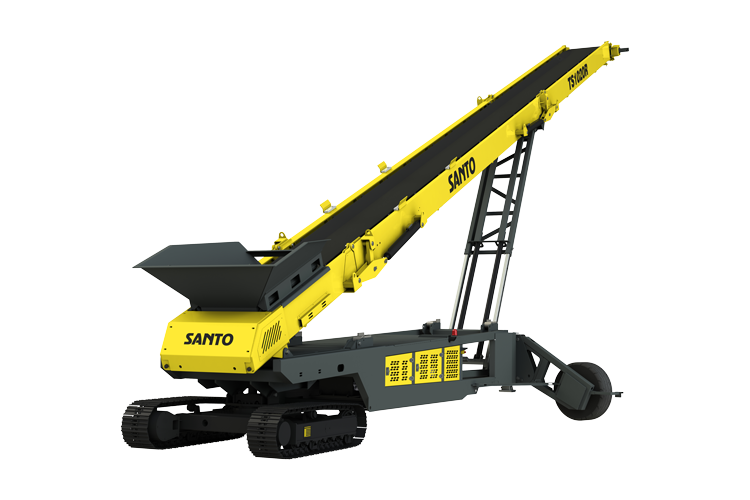 Tracked radial stacker for sale